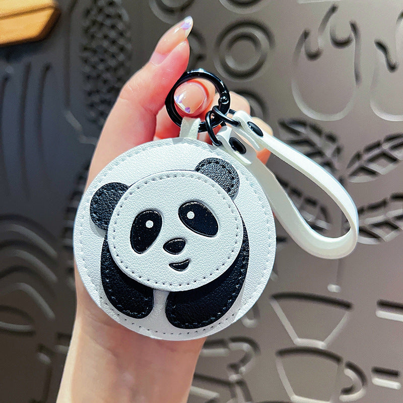 Llavero de perro de cuero – Regalos creativos unisex