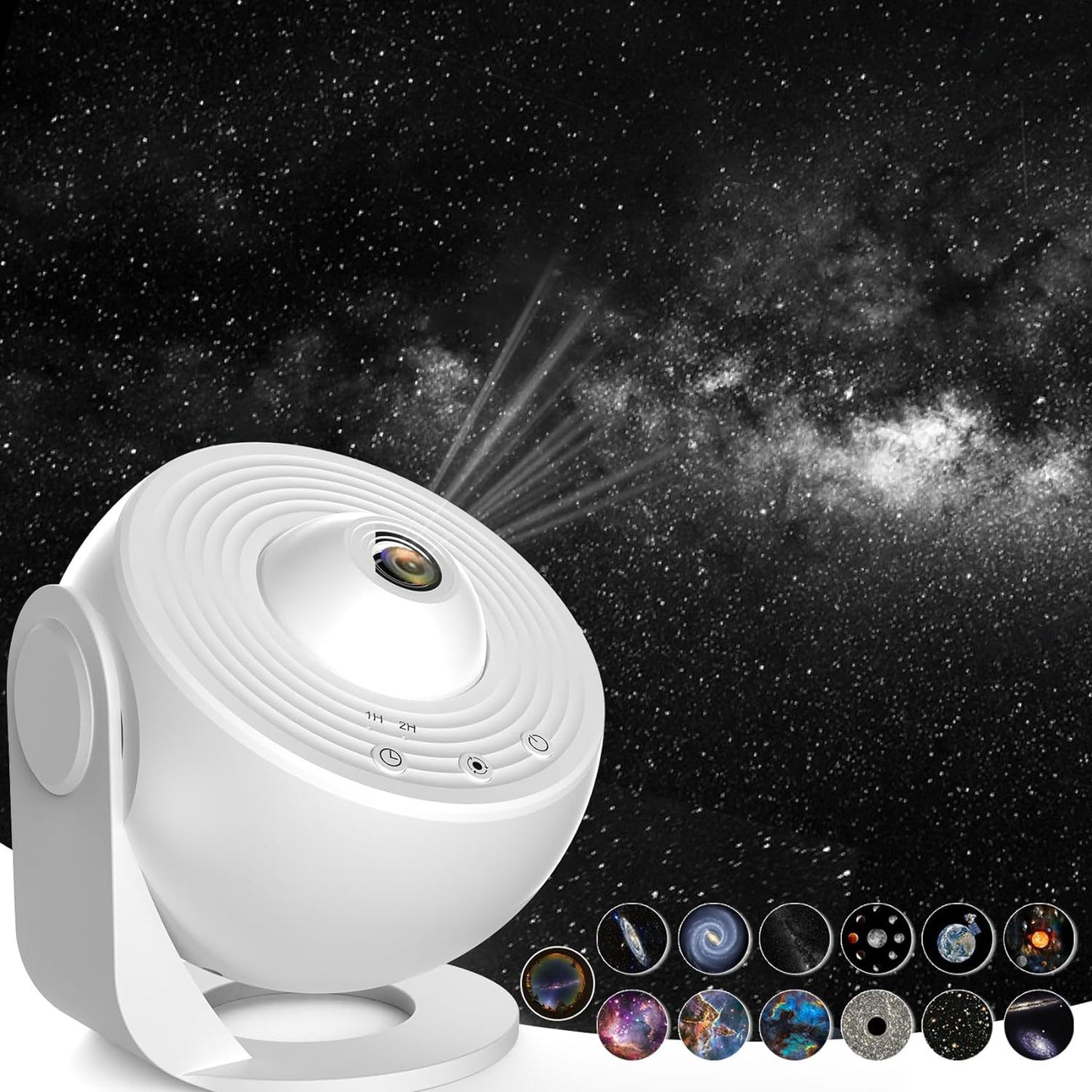 Lámpara proyector de galaxia – Luz nocturna USB, regalo creativo
