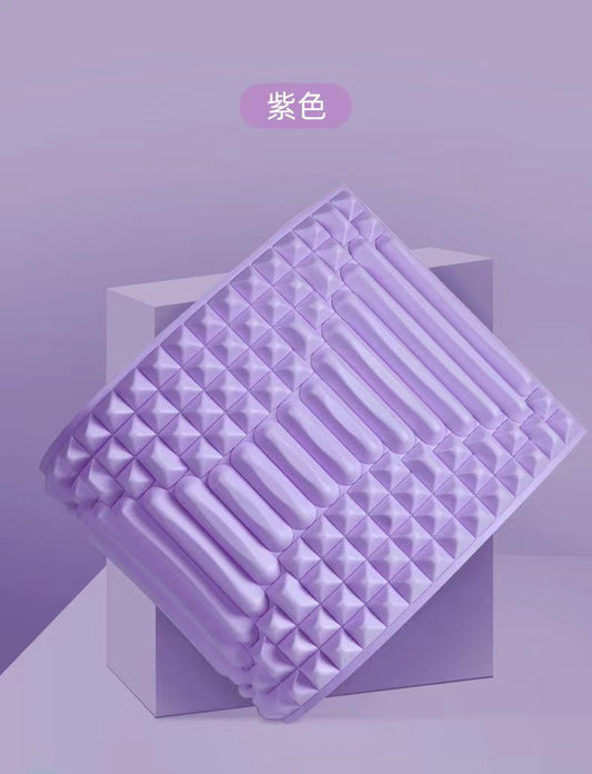 Estirador lumbar ergonómico 3D — masajeador de espalda y soporte para yoga o pilates